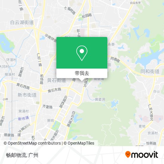 畅邮物流地图