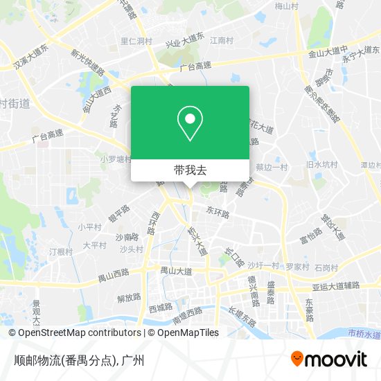 顺邮物流(番禺分点)地图
