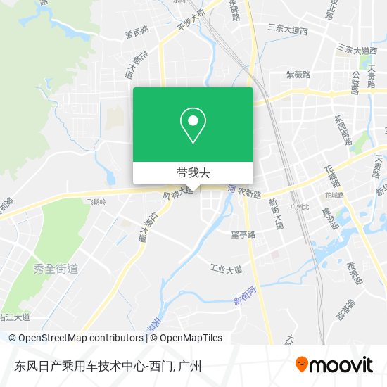 东风日产乘用车技术中心-西门地图