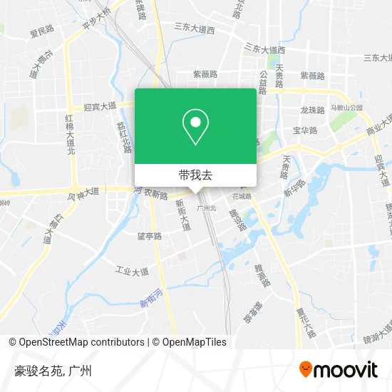 豪骏名苑地图