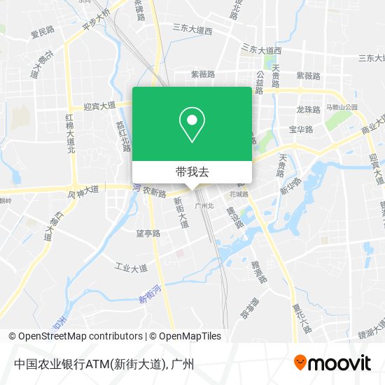 中国农业银行ATM(新街大道)地图