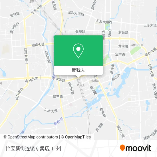 怡宝新街连锁专卖店地图