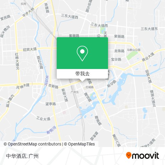 中华酒店地图