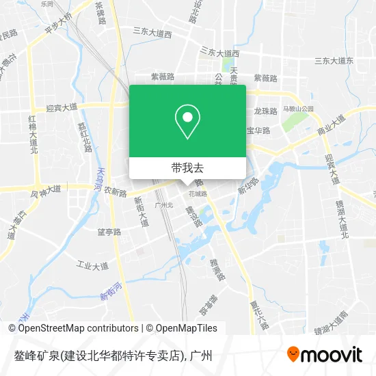 鳌峰矿泉(建设北华都特许专卖店)地图