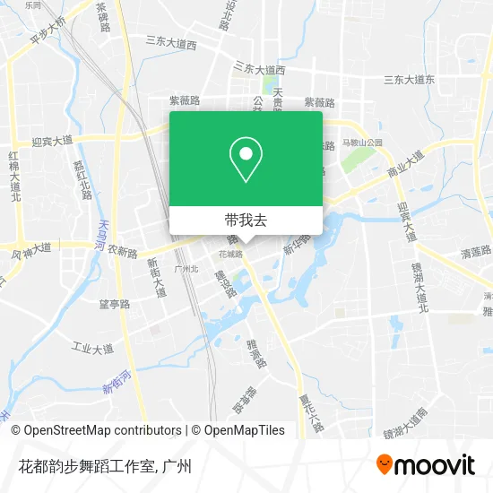 花都韵步舞蹈工作室地图