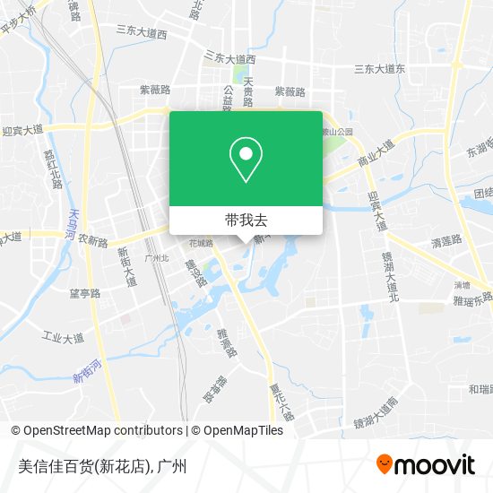 美信佳百货(新花店)地图