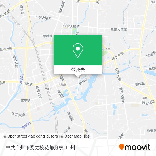中共广州市委党校花都分校地图