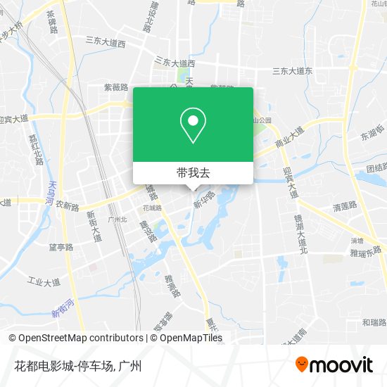 花都电影城-停车场地图