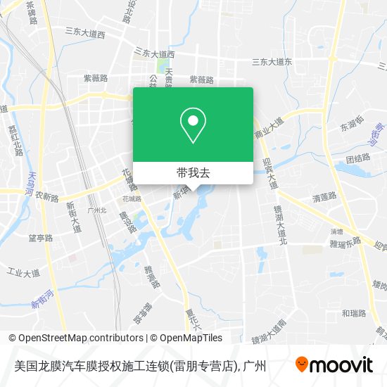 美国龙膜汽车膜授权施工连锁(雷朋专营店)地图