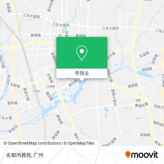 名都鸿雅苑地图