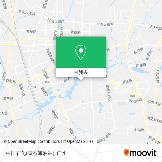 中国石化(青石海油站)地图