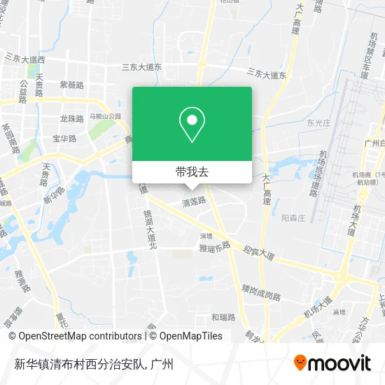 新华镇清布村西分治安队地图