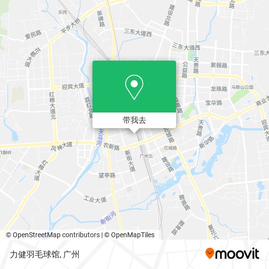 力健羽毛球馆地图