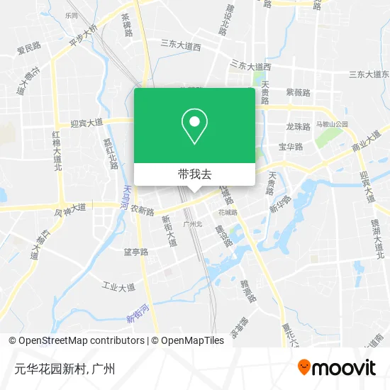 元华花园新村地图