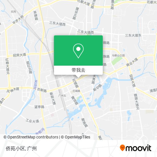 侨苑小区地图