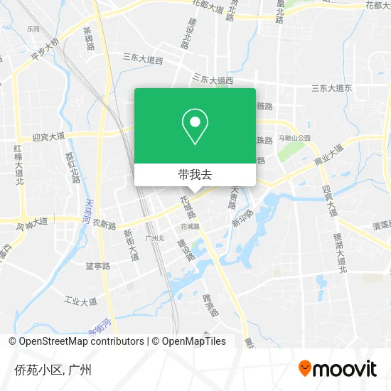 侨苑小区地图