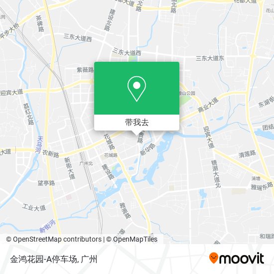 金鸿花园-A停车场地图