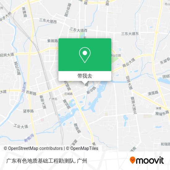 广东有色地质基础工程勘测队地图