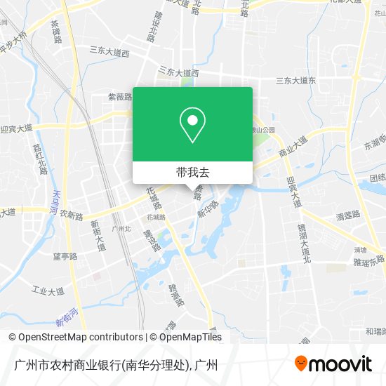 广州市农村商业银行(南华分理处)地图