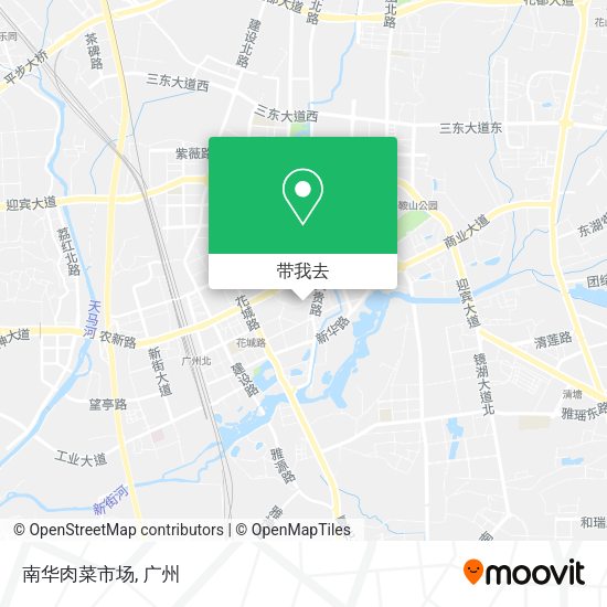 南华肉菜市场地图
