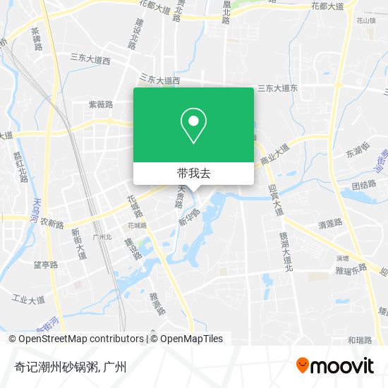 奇记潮州砂锅粥地图