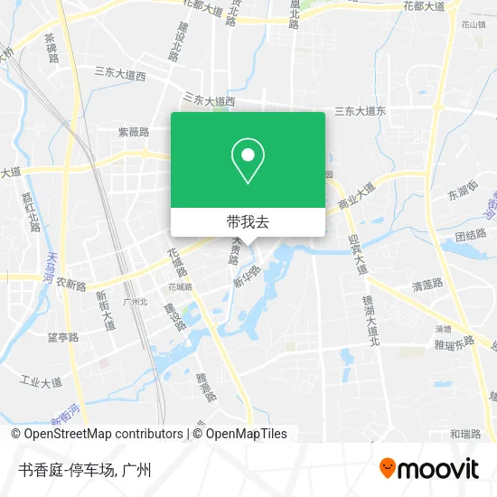 书香庭-停车场地图
