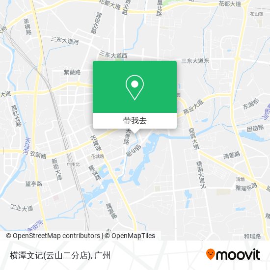 横潭文记(云山二分店)地图