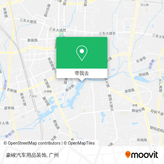 豪峻汽车用品装饰地图