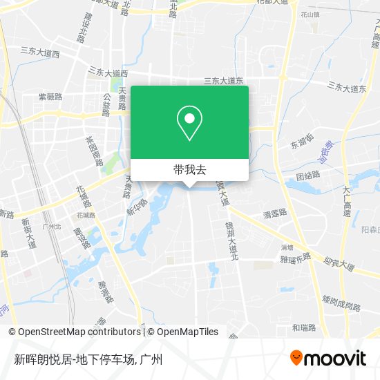 新晖朗悦居-地下停车场地图