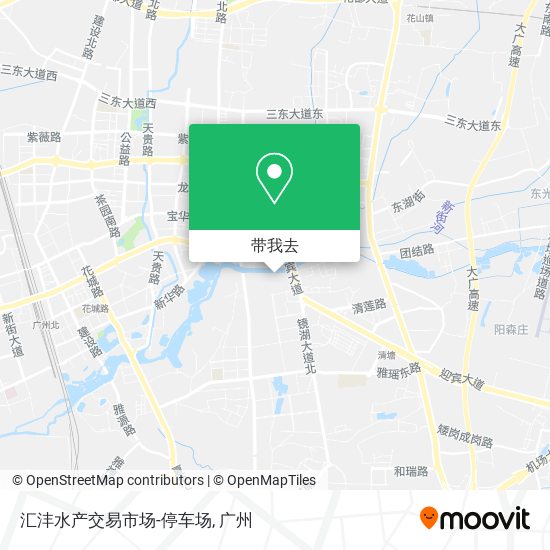 汇沣水产交易市场-停车场地图