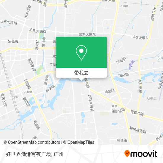 好世界渔港宵夜广场地图