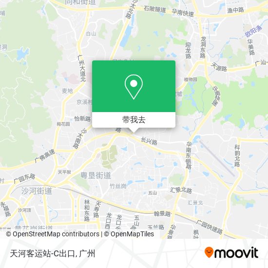 天河客运站-C出口地图