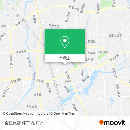 全星旅店-停车场地图