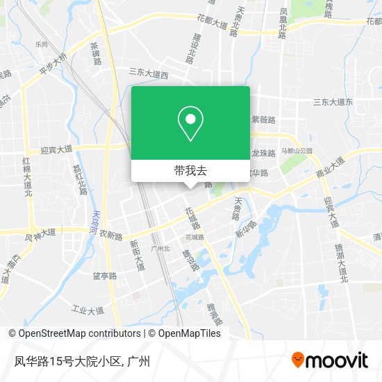 凤华路15号大院小区地图