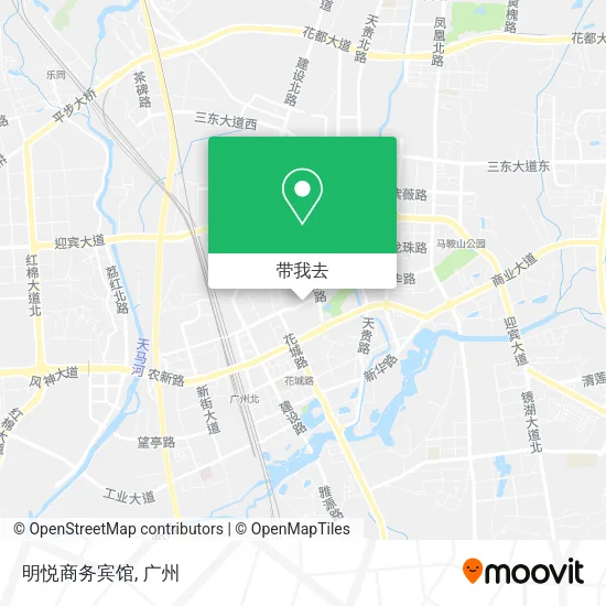 明悦商务宾馆地图