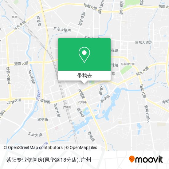 紫阳专业修脚房(凤华路18分店)地图