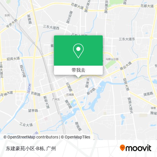 东建豪苑小区-B栋地图