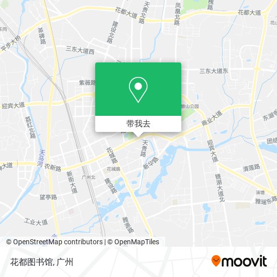 花都图书馆地图