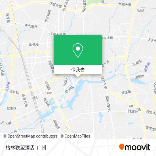 格林联盟酒店地图