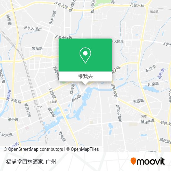 福满堂园林酒家地图
