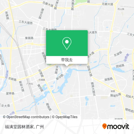 福满堂园林酒家地图