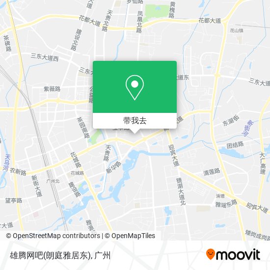 雄腾网吧(朗庭雅居东)地图