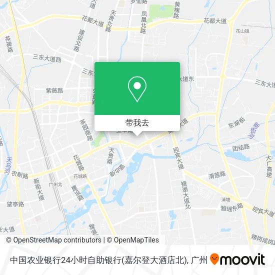 中国农业银行24小时自助银行(嘉尔登大酒店北)地图