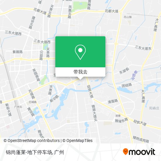 锦尚蓬莱-地下停车场地图