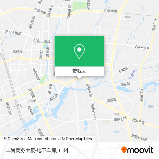 丰尚商务大厦-地下车库地图