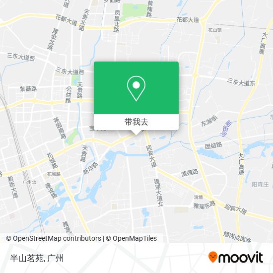 半山茗苑地图