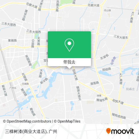 三棵树漆(商业大道店)地图