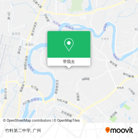竹料第二中学地图