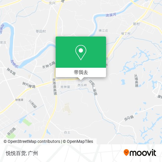 悦悦百货地图