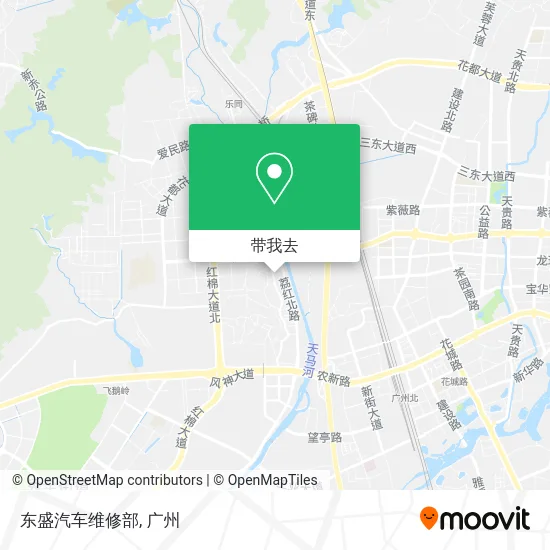 东盛汽车维修部地图